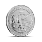 2018 1/2 oz Canadian Polar Bear Silver Coin