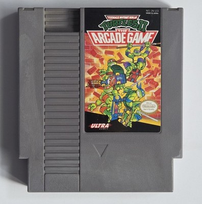 TMNT II: The Arcade Game - Nintendo NES - Tested & Working! Authentic Cart Only