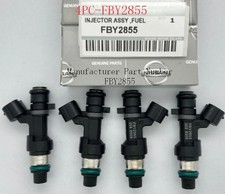 4x Oem Nissan Fby2855 Fuel Injectors For 14-18 Altima Rogue 2.5l I4 New
