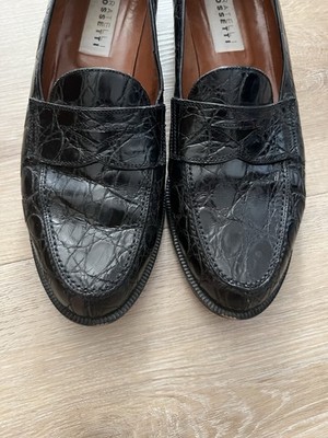 Fratelli Rossetti Alligator/Crocodile Penny Loafers Shoes 11 M