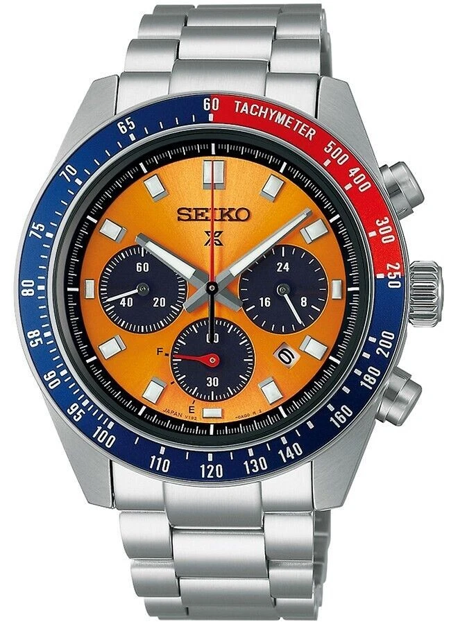 SEIKO PROSPEX SBDL117 SPEEDTIMER Solar Chronograph Date Bright Yellow 2024... - Immagine 3 di 4