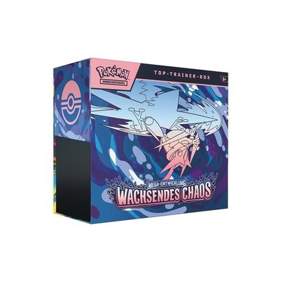 POKÉMON - WACHSENDES CHAOS TOP-TRAINER-BOX - NEU/VERSIEGELT - SCHNELLER VERSAND