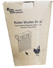 Automatic Chicken Coop Door, Solar Powered Chicken Coop Door with Timer, 4,000mA