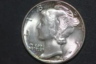 1945 P "Mercury" Liberty Silver Dime Ch/Gem BU!  "Heavy Mint Luster"
