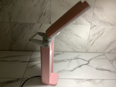 OTT-LITE  Craft Desk Task Lamp Foldable Magnifier Portable GX7902-Pink.
