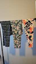 Lularoe Tall And Curvy Leggings Lot Of 3 New No Tags