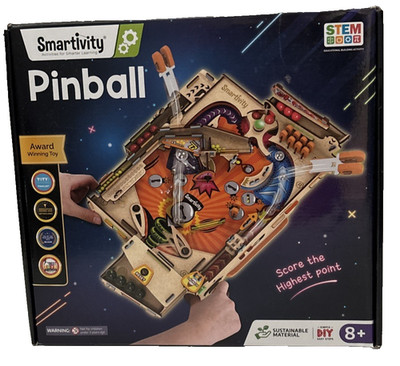 Smartivity Pinball Mechanical Wooden Model Kit STEM DIY Educational Building NEW