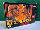 Final Fight (Super Nintendo SNES, 1991) Complete CIB Authentic Minty Cart