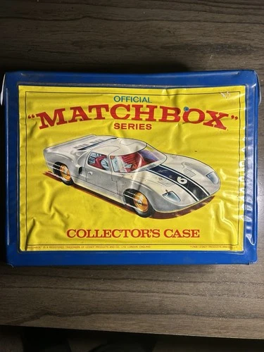 Vintage 1960s Diecast  Matchbox Husky Tootsie Toy Car W/ Collector Case 50 Cars