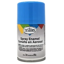 Testors Gloss Light Blue Enamel Spray Paint 3oz 1208