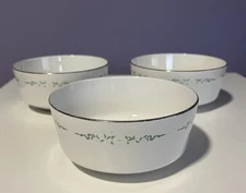 Set Of 3 Corning Springhill Coupe Soup Bowl Pretty Daisy Pattern 1970s