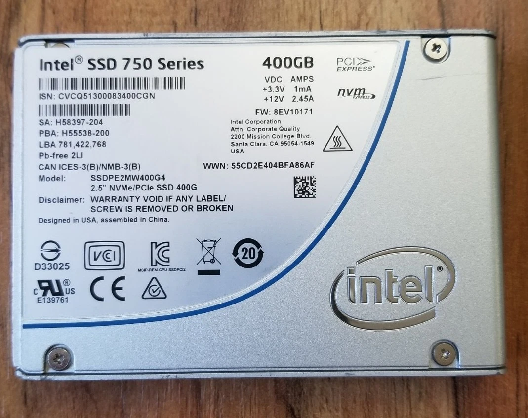 Intel 400GB Solid State Drives for sale | eBay