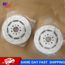 For Alfa Romeo Giulia Stelvio Quadrifoglio LH & RH Rear Brake Rotors 68306759AA