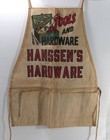 VTG Tools And Hardware Hanssen's Store Nail Apron ADV Davenport IA Hammer Saw — photo 1