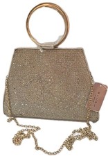 Blush Evening Gold Clutch Bag Accessory NWT