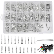 420PCS Connector Pins 21 Types Electrical Wire Terminal Kit,18PCS Extractor Tool