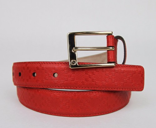 NEU authentischer Gucci Herren Diamant Leder Gürtel mit quadratischer Schnalle 345658 - Bild 30 von 31
