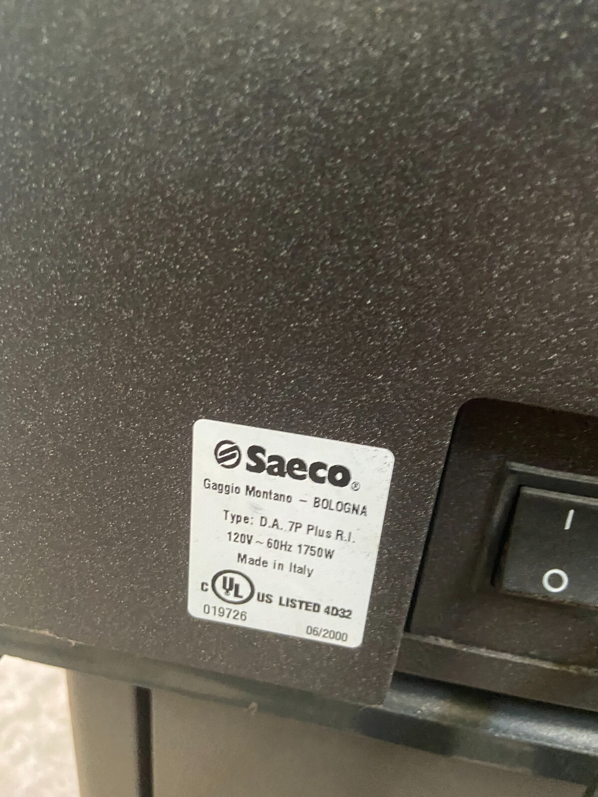 Saeco DA 7P Vending Machine For Hot Beverages with eBay