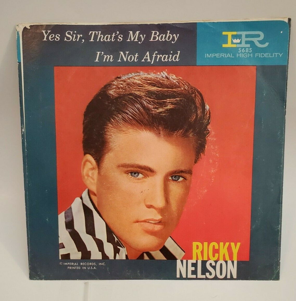 Rick Nelson Yes Sir That S Baby Rock N Roll 45 Ps 5685 Plays Vg To Vg Ebay