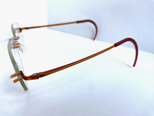 Marco de gafas Luxottica LU3550 3552 719 sin montura para hombre y mujer Italia 53-17-170 - Imagen 3 de 5