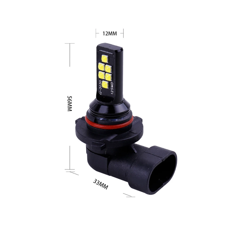 SOCAL-LED 2x 9005 Bombilla Diurna Alto Brillo Actualizada 3030 SMD Lámpara Colorida Foto 3 de 4