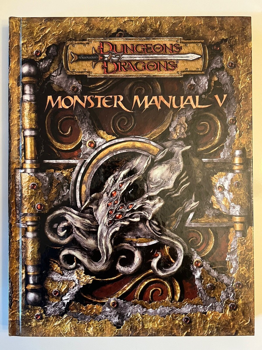 Dungeons & Dragons MONSTER MANUAL V (5) 3.5E AD&D WOTC D20 1st