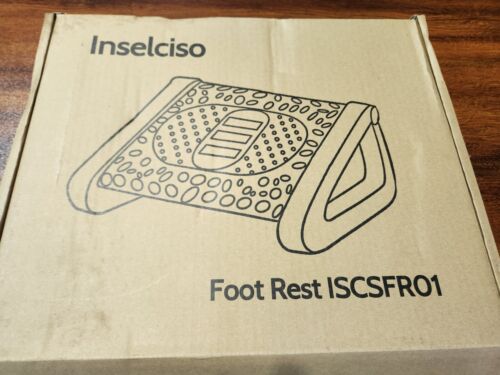 Foot Rest for Under Desk at Work, Ergonomic Adjustable Foot Rest with Massage