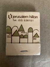 Vintage Match Book from the Hilton in Tel Aviv, Jerusalem