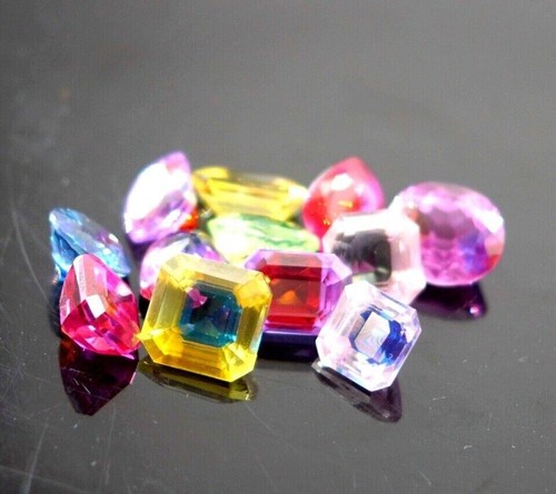 Natural Bi-Color Pitambari Sapphire 170 Ct Mix Cut Certified Loose Gemstone - Picture 4 of 7