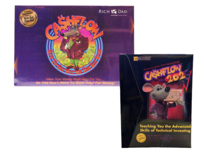 Rich Dad Cashflow 101 & 202 Board Game by Robert Kiyosaki Finance