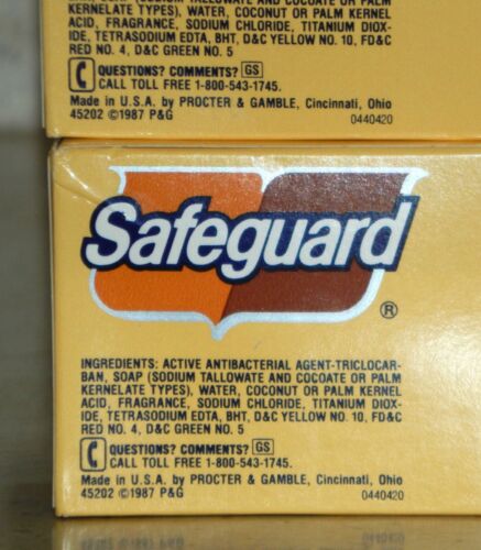 Vintage Safeguard Deodorant Soap Lot 6 Bars 5 oz Beige Holiday Inn Bonus Offer - Picture 7 of 7