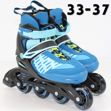 Kinder Inline Skates verstellbar Größe 33 3...