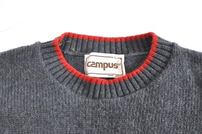 Vintage Campus wool sweater Mens Large made in USA | eBay
