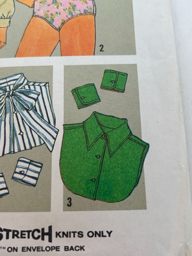 Simplicity Sewing Pattern 7681 Misses Bodysuits Dickeys 1970s Vintage 16 Uncut - Picture 4 of 8