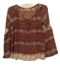 JOLT Women’s Blouse Boho, Size  Small, Item#TW-S-03
