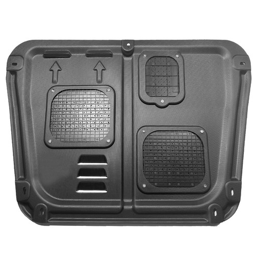 Guardabarros negro para Nissan Altima 2007-2012 cubierta de motor automático - Imagen 2 de 9
