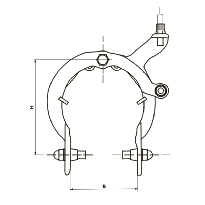 Racing bicycle brake dead fly front brake rear brake universal clamp ...