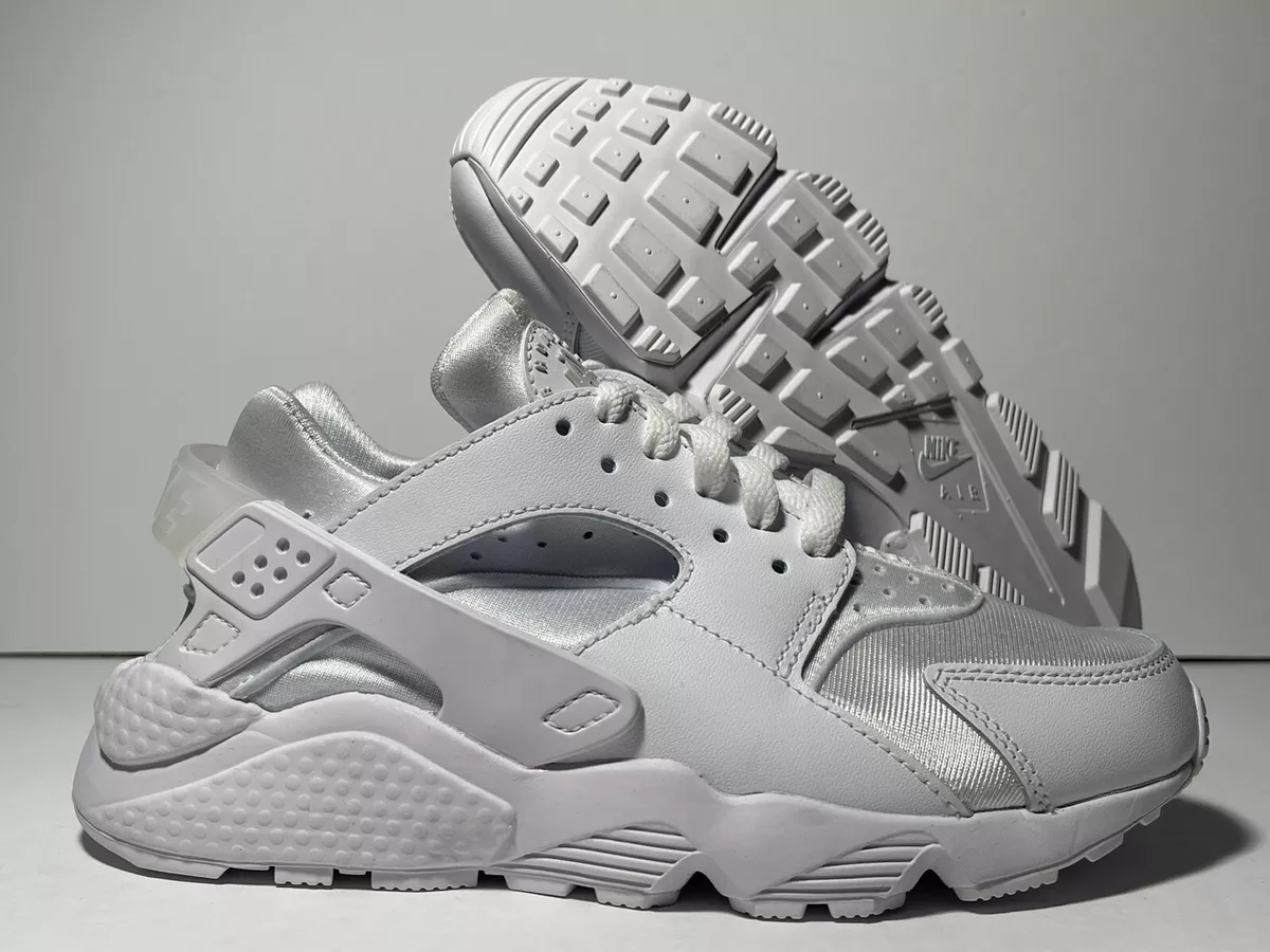 Nike Air Huarache Triple White Sneakers Shoes Pure Platinum |