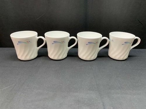 Corelle  "SUPPLE BRUSH"  ~ Set of 4 ~ Coffee / Tea Cups (NO SAUCERS) 3 1/2" Tall - Picture 1 of 6