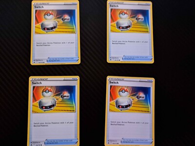 Switch (x4) - 144/159 - Crown Zenith - Trainer - Playset NM