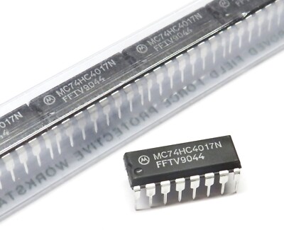 10 Stück MC74HC4017N decade counter DIP16, Motorola