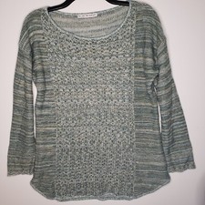 USA made Long sleeve Knit Sweater Top (Shirt) Unique Vintage Women Size M/L NWOT