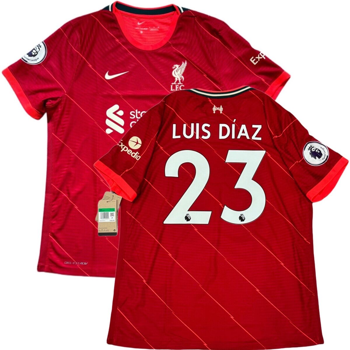 2021/22 Liverpool Authentic Home Jersey #23 Luis Diaz XL 2021/22 Liverpool Authentic Home Jersey #23 Luis Diaz XL