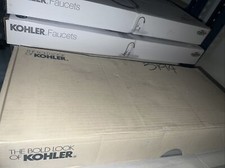 KOHLER 22035-CP Simplice Laundry Sink Faucet Single Handle Pull-Out 2-function