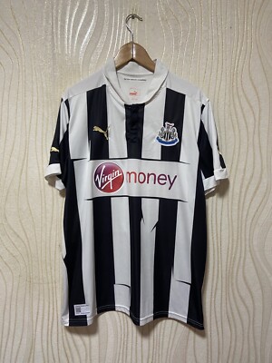 Puma Newcastle United シャツ 黒白 2010 Newcastle United Home 10/11 Puma Football Shirts - SoccerBible