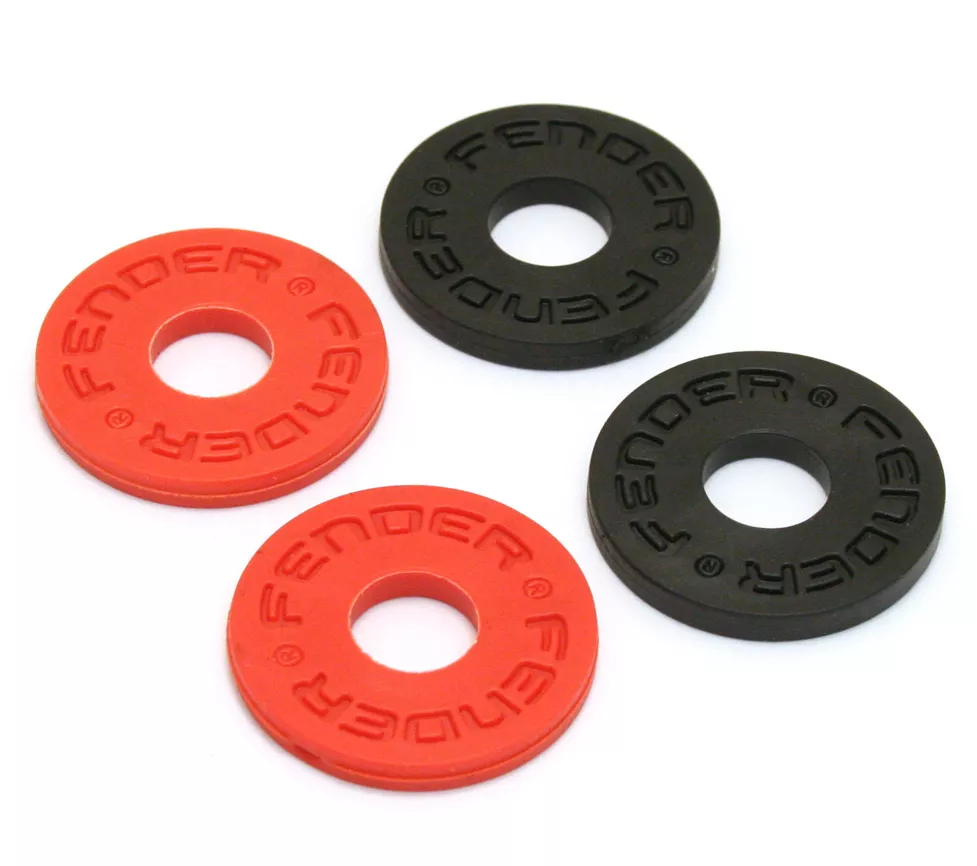 Genuine Fender Strap Button Blocks Red/Black for Guitar/Bass 099-0819-000  eBay