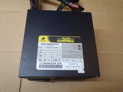Corsair HX520W 520W Modular Power Supply Module CMPSU-520HX | eBay