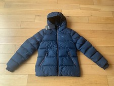 Womens Jack Wolfskin Blue Down Puffer Coat Size 8 New