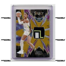 2024 Panini Select WNBA - Sparks Gold #16 Satou Sabally Patch /10