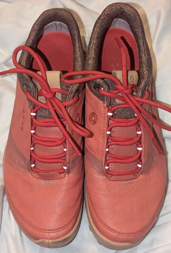 Ecco Biom Hybrid 3 GTX Women's Pink Yak Leather Golf Shoes Size US 6 EU 37 GUC - 第 4/11 張圖片